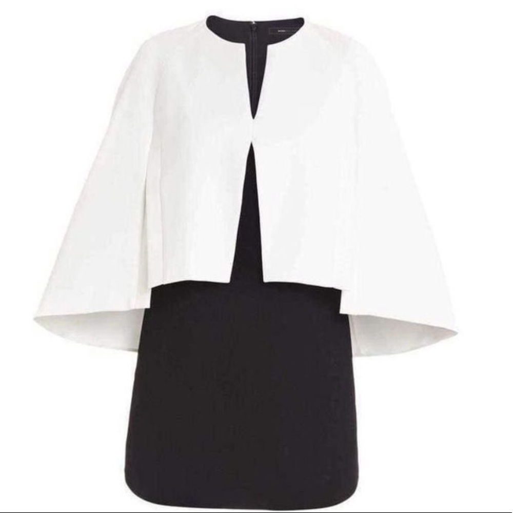NWT Bcbgmaxazria cape dress